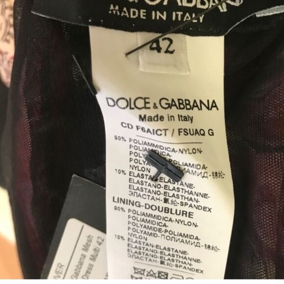 NWT Dolce&gabbana rose print dress - Picture 5 of 6